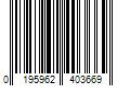 Barcode Image for UPC code 0195962403669