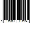 Barcode Image for UPC code 0195981118704