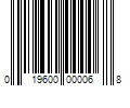 Barcode Image for UPC code 019600000068