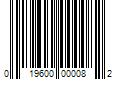 Barcode Image for UPC code 019600000082