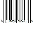 Barcode Image for UPC code 019600000419