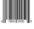 Barcode Image for UPC code 019600000525