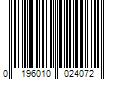 Barcode Image for UPC code 0196010024072