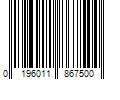 Barcode Image for UPC code 0196011867500