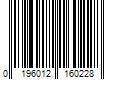 Barcode Image for UPC code 0196012160228