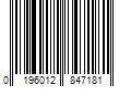 Barcode Image for UPC code 0196012847181