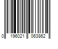 Barcode Image for UPC code 0196021063862