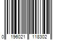 Barcode Image for UPC code 0196021118302