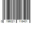 Barcode Image for UPC code 0196021118401