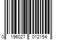 Barcode Image for UPC code 0196027012154