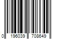 Barcode Image for UPC code 0196039708649