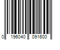 Barcode Image for UPC code 0196040091600