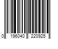 Barcode Image for UPC code 0196040220925