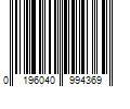 Barcode Image for UPC code 0196040994369