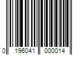 Barcode Image for UPC code 0196041000014