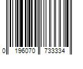 Barcode Image for UPC code 0196070733334