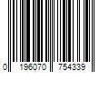 Barcode Image for UPC code 0196070754339