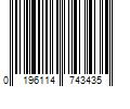 Barcode Image for UPC code 0196114743435