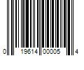 Barcode Image for UPC code 019614000054