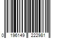 Barcode Image for UPC code 0196149222981