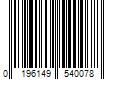 Barcode Image for UPC code 0196149540078