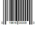 Barcode Image for UPC code 019616000090