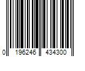 Barcode Image for UPC code 0196246434300