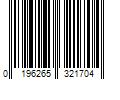 Barcode Image for UPC code 0196265321704