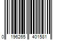 Barcode Image for UPC code 0196265401581