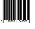 Barcode Image for UPC code 0196265543502