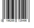 Barcode Image for UPC code 0196265725496