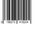 Barcode Image for UPC code 0196273415204