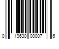 Barcode Image for UPC code 019630000076