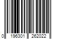 Barcode Image for UPC code 0196301262022