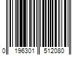 Barcode Image for UPC code 0196301512080