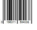 Barcode Image for UPC code 0196311594038