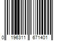 Barcode Image for UPC code 0196311671401