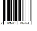 Barcode Image for UPC code 0196311760273