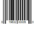 Barcode Image for UPC code 019632000050