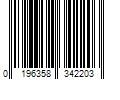 Barcode Image for UPC code 0196358342203