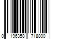 Barcode Image for UPC code 0196358718800. Product Name: CALIA Women's Cropped Zip Swim Rashguard, XS, Pure Black