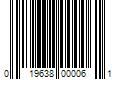 Barcode Image for UPC code 019638000061