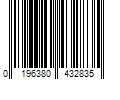 Barcode Image for UPC code 0196380432835. Product Name: Lenovo 100e Chromebook Gen 3 82UY0000US 11.6  Chromebook - HD - 1366 x 768 - Intel Celeron N4500 Dual-core (2 Core) 1.10 GHz - 4 GB Total RAM - 4 GB On-board Memory - 32 GB Flash Memory - Gray -