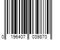 Barcode Image for UPC code 0196407039870