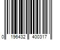 Barcode Image for UPC code 0196432400317