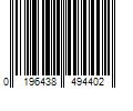 Barcode Image for UPC code 0196438494402