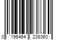 Barcode Image for UPC code 0196464238360