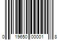 Barcode Image for UPC code 019650000018