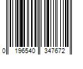 Barcode Image for UPC code 0196540347672