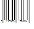 Barcode Image for UPC code 0196560179819